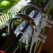 Resim 2 adet Akrilik Akvaryum Boru Kelepçesi - Dayanıklı PMMA Malzeme, Balık Tankı Kurulumu için Güvenli Su Tüpü Tutucuları, Ev Akvaryumları için İdeal, Balık Tankı Aksesuarları | Modern Akvaryum Kurulumu | Dayanıklı Akrilik Kelepçeler, Balık Tankı Süslemeleri 