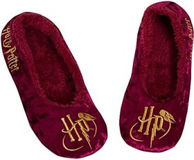 Resim Harry Potter Kadınlar için Terlik Kız Genç Hogwarts Slip On Bale Pompası Terlik Çorapları 