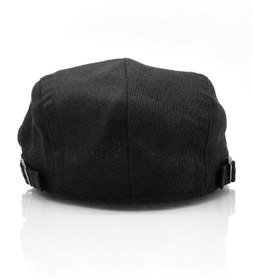 Resim Külah Erkek Şapka Yazlık Keten Spor Kasket - Siyah 