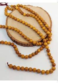 Resim Bileklik Boy Ud Ağacı Ahşap Yarım Dizi 10mm 45274 18cm Uzunluğundadır Çok Renkli 