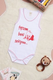 Resim Cansın Mini Çıtçıtlı Askılı Bebek Badi (teyzem Beni Seviyor) 14497 