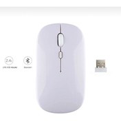 Resim Alfa MEC Galaxy Tab S7 Fe Wi-fi Sm-t733 Uyumlu Mouse Bluetooth Wireless Şarj Edilebilir Fare 2.4g 