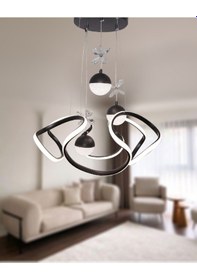 Resim Tt307-3tpl-sy Tt Aydınlatma Mat Siyah 3 Toplu 3 Renk Modüllü Led Siyah 