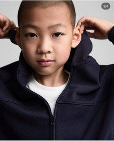 Resim Snook Lacivert Fermuarlı Çocuk Eşofman Takımı Siyah 