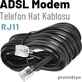 Resim ADSL VDSL Modem Kablosu, RJ11 Kablo, Köken Telefon Kablosu 