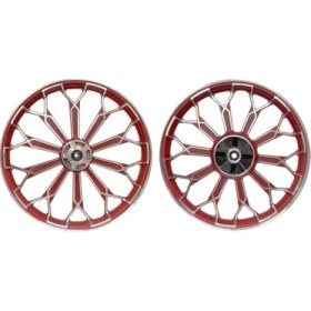 Resim Jant Ön-Arka Set Kırmızı 1.60X18-1.85X18 Modıfıye Cg 
