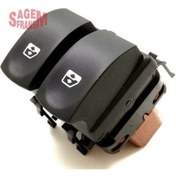 Resim SAGEMFR 500156 Cam Açma Düğmesi Ön Sol\NÇiftli CLIO III Symbol 