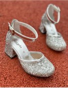 Resim Surpie Shoes Çocuk Topuklu Ayakkabı, Çocuk Kısa Topuklu Ayakkabı 