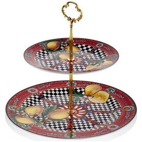 Resim Lamedore Summer 2 Katlı Kek Standı 27cm /19 Cm 1bsf-1330sm 