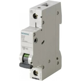 Resim Sıemens 5SL6106-7 6A 1 Fazlı 70 mm Anahtarlı Otomatik Sigorta 6ka C Tipi Yavaş Karakterli 