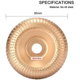 Resim Pazly Yüksek Performanslı Karbon Çelik 100mm Avuç Taşlama Diski - Hızlı Zımparalama 