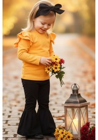 Resim Kız Bebek Violet İspanyol Takım Sari 