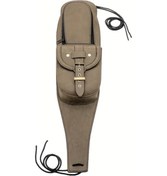 Resim Hightower Evrensel Motosiklet Yapay Deri Depo Çantası Harley Xl1200x Sportster Xl883n İçin Kahverengi Gri 