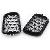 Resim Bmw 3 Serisi E36 1997-1999 Uyumlu Dıamond Panjur ( Böbrek ) Pıano Black Çerçeve 