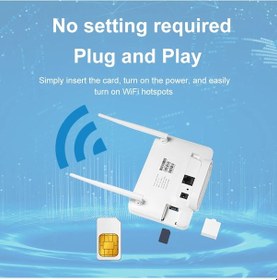 Resim 4g Kablosuz Yönlendirici 300 Mbps 4g Yönlendirici Kablosuz Modem Harici Anten İspanya 