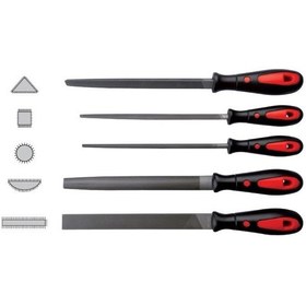 Resim Ceta Form J72-0852B 5 Parça Eğe Takımı 