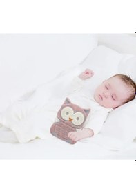 Resim Babyjem Kiraz Çekirdekli Baykuş Kadife Rahatlatıcı Gaz Kemeri & Gaz Yastığı - Gül Kurusu 