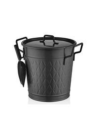 Resim The Mia Prizma Deterjan Saklama Kabı Siyah Siyah 