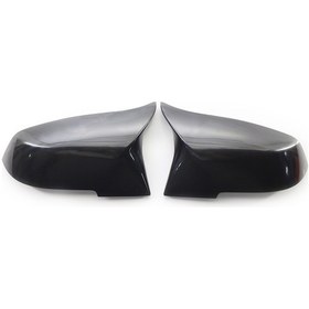Resim Xindoker Bmw F30/f20/f23/f32/f33/f34/f87/e84 İçin Abs Siyah Retrofit Araç Gerçekleme Aynası Kapağı Seti 51167292745,51167292746 