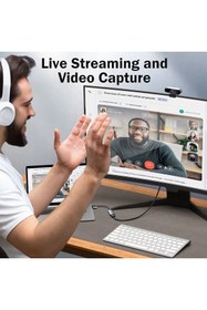 Resim Markofist 1080P 30 FPS Canlı Yayın ve Eğitim İçin Bilgisayar & Mobil Uyumlu Video Kayıt Kartı 