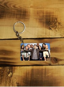 Resim Panorama Ajans Brooklyn Nine Nine 99 Peralta Aile Karakol Müfettiş Ince Metal Anahtarlık 