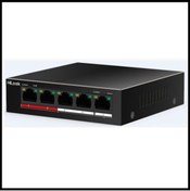 Resim Hilook Ns-0105p-35(b), 4 Port, Megabit, Poe 35w, 1 Port Megabit Uplink, Long Range 250metre, Yönetil 