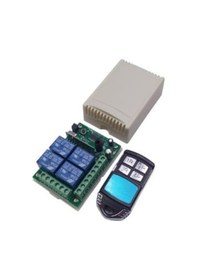 Resim 4 Kanal Rf 433Mhz Uzaktan Kumanda Alıcı Verici 