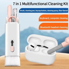 Resim Kyrotech 7'si 1 Arada Elektronik Temizlik Kiti - Klavye, Monitör, Cep Telefonu, Bluetooth, Kulaklık, Lego, Airpods Uyumlu, Bilgisayar Kamera Lensi T0emizleme Seti, (Pembe) 