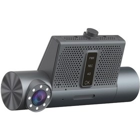 Resim Techsmart Tch-bk6mzh-2ch Dahili 2 Kameralı Wıfı + H265 Mobil Araç Kamera 