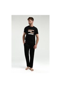 Resim Arnetta Erkek Siyah Pijama Takımı Ar3336-s-v2 Siyah 