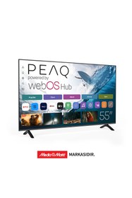 Resim Peaq PQ55FMN25 55" 139 Ekran Uydu Alıcılı 4K Ultra HD Smart LED TV 