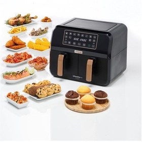 Resim Kenwood HFP70.000BK Dual Air Fryer BK Copper 