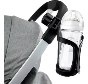 Resim Epazzar Bisiklet Matara Şişe Suluk Termos Tutucu Direksiyon Uyumlu Ayarlanabilir Bebek Arabası Biberon ve Suluk Tutucu 