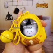 Resim Silver1 Gıoıo Yeni Eğlenceli Bulmaca Animasyon Dıy Anahtarlık Kolye Yaratıcı Zarif Sevimli Evcil Hayvan Sırt Çantası Kolye Hediye (Yurt Dışından) 