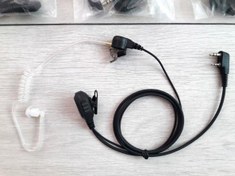 Resim BAOFENG K5 Akustik Wln Zastone Retevis Telsiz Akustik Şeffaf Ajan Kulaklık 