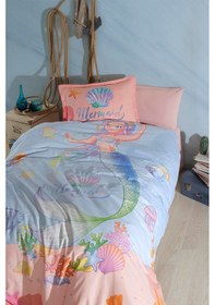 Resim Clasy Aria Pudra Ranforce %100 Pamuk Tek Kişilik Nevresim Takımı Pudra 