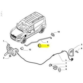 Resim Citroen Jumper Kaput Dayama Çubuğu 2014-2016 51833229 A6915 2.2 Hdı, 2.0 Hdı 
