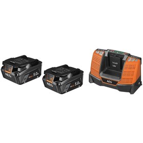 Resim AEG SET LL1850SHD 2x5 Ah Yedek Akü + Şarj Cihazı 