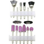 Resim Mi̇ni̇ Taşlama Zımparalama Fırçalama 12'li Gravür Hobi Set 