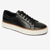 Resim Greyder Erkek Siyah Hakiki Deri Sneaker Ayakkabı 4K1SA64623 