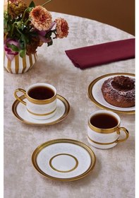 Resim Karaca Royal Bone Charlotte 2 Kişilik Çay Fincan Takımı 