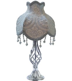 Resim Fransız Dantel Gri Kadife Kumaş Gümüş Ayak Klasik Yatak Odası Aba Diğer 