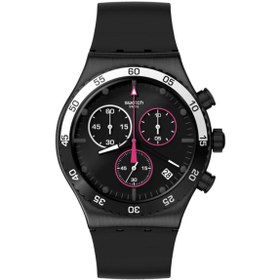 Resim Swatch YVB413 Swatch Magenta at Night Erkek Kol Saati 