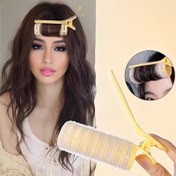 Resim 1 adet Kendinden Yapışkanlı Kanıtlarla No-Isı Saç Maşası - DIY Hacim Verici Stil Aracı Tüm Saç Tipleri İçin Uygun 