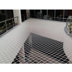 Resim Nzl File Ambalaj Güvenlik Ağı - 5 CM Gözenek - 6 MM İp - Güvenlik Filesi - İnşaat Filesi 