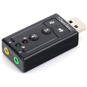 Resim Dark Usb 2.0 7.1 Kanal Çıkış Sağlayan Ses Adaptörü Dk-ac-usc71 