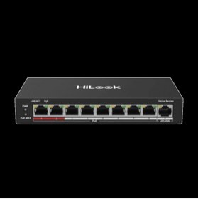 Resim Hilook Ns-0109p-60(b), 8 Port, Megabit, Poe 60w, 1 Port Megabit Uplink, Long Range 250metre, Yönetil 