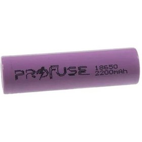 Resim Profuse 18650 3.7 V 2200mah Li-ion Şarjlı Pil 