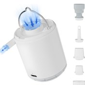 Resim Yifomall "kablosuz Şişirme Pompası - 6 Nozullu, Led Aydınlatmalı, Hızlı Şişirme Ve İndirme" 