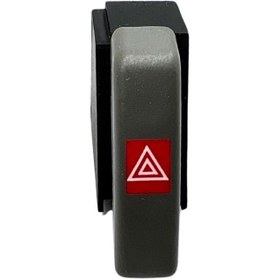 Resim İthal Opel Vectra A Dörtlü Flaşör Düğmesi Gri 